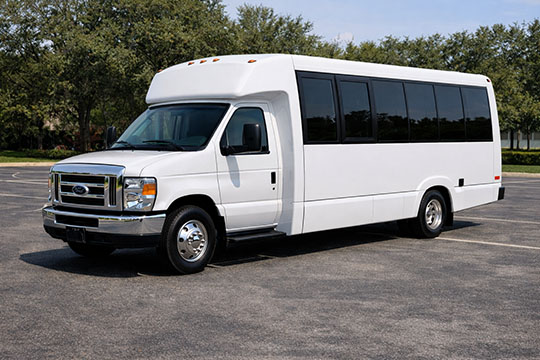 18-passenger minibus available for charter in McLean, VA