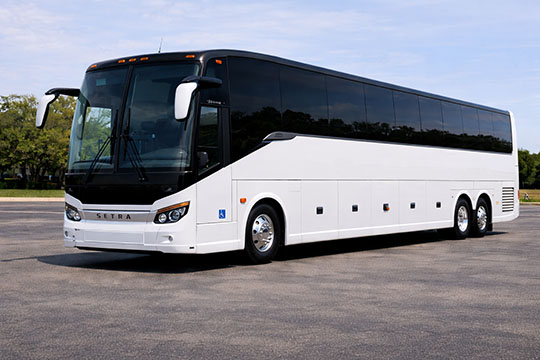 56-passenger charter bus available for charter in McLean, VA